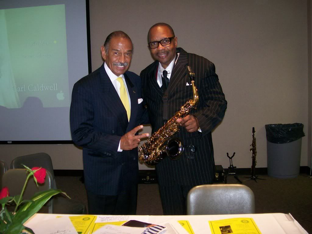 Congressmen John Conyers &amp; Duane Parham Pictures, Images and Photos