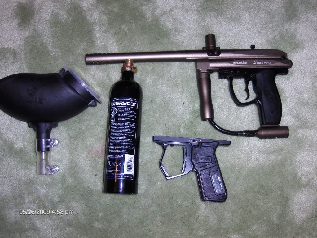 Spyder Sonix Pro w/ Electronic rocking trigger frame