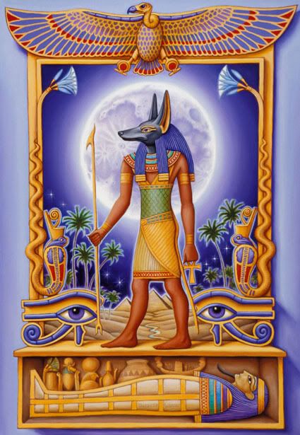 anubis egyptian god. the Egyptian god,Anubis: