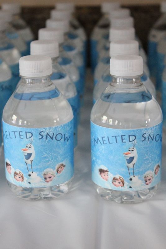 free frozen water bottle printables