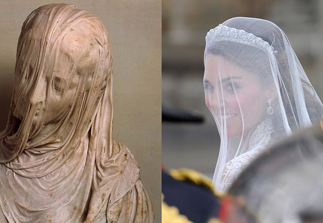 royal wedding veil. at the royal wedding. she