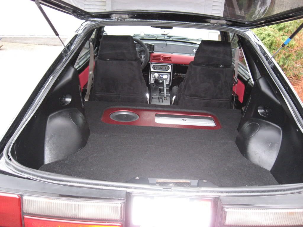 Fox Rear Seat Delete/Amp/Sub System
