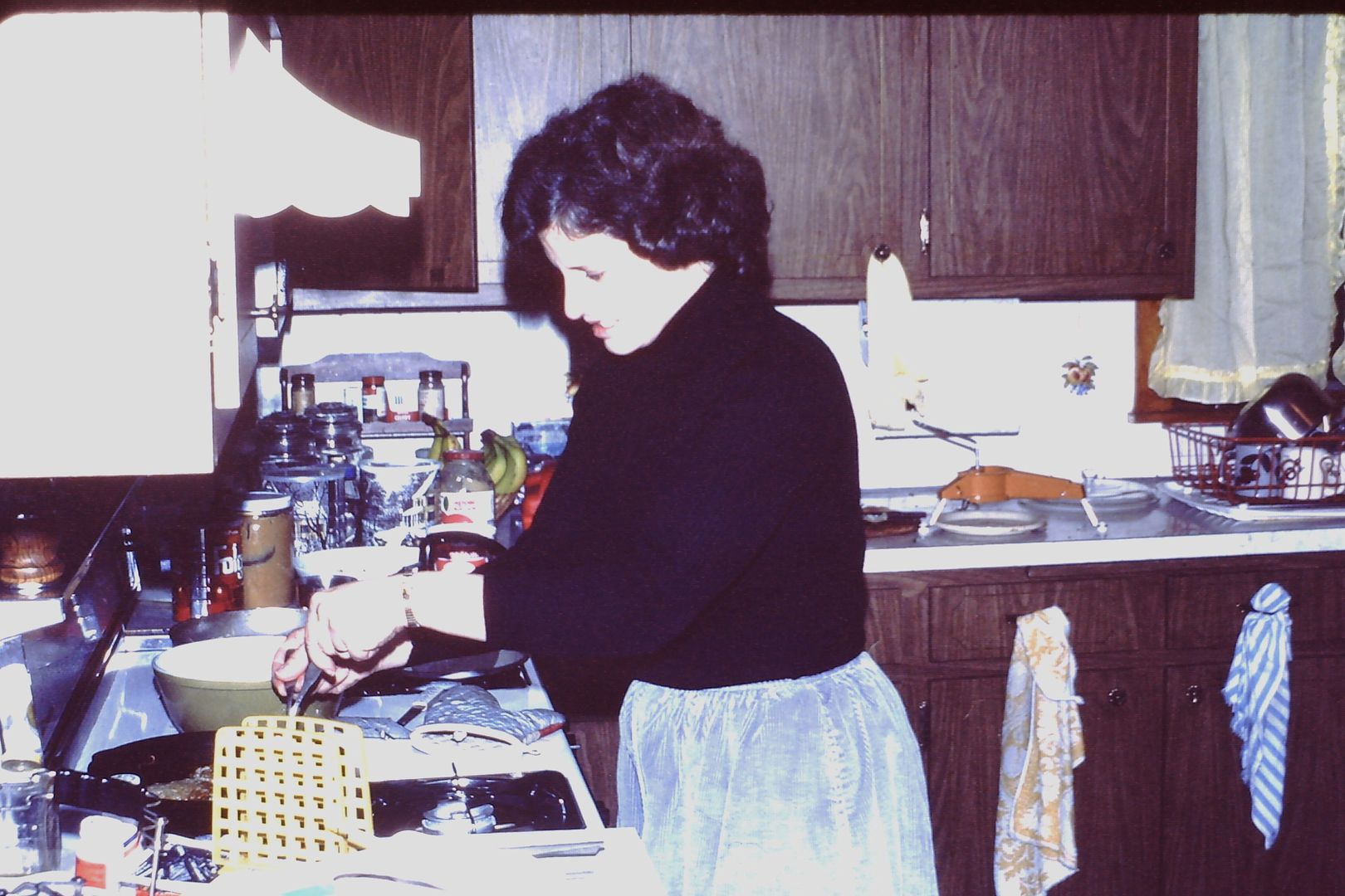 Nancy in kitchen
