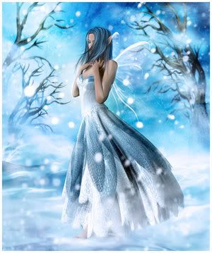 winter fairy figure
