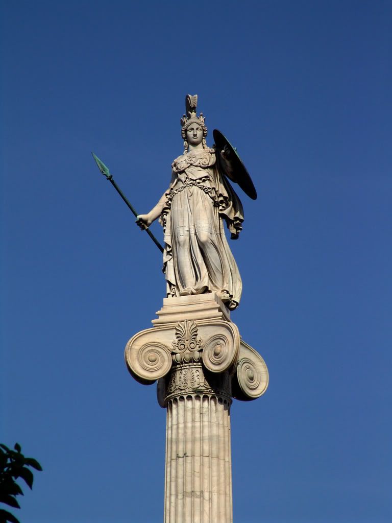 athena goddess statue