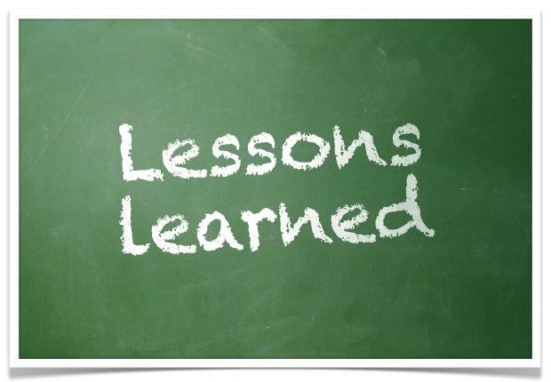 Plenty of Lessons Learned