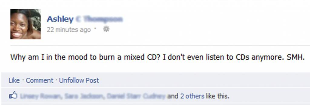 burned CD