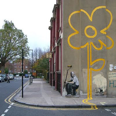 Banksy Flower