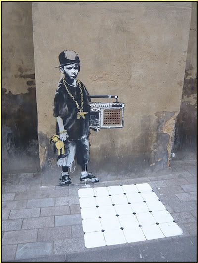 Banksy HipHop Kid