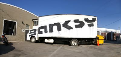 Banksy on Truck