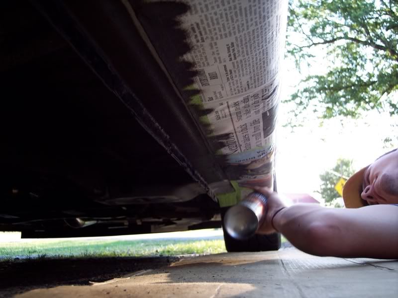 HowTo Apply Undercoating to Overhang Panel Dodge SRT Forum