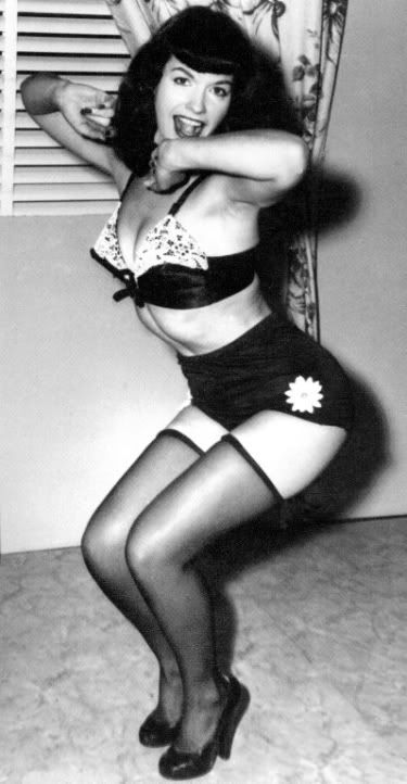 Bettie Page an infamous pinup model of the 1950s died on Thursday at the 