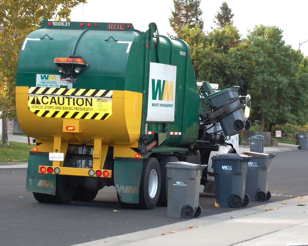 My West Sacramento Photo of the Day Waste Management Pickup