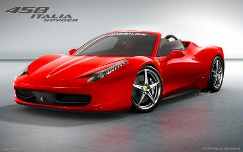 The Ferrari 458 Italia. Sooner we have rendered speculation as to what a 458 