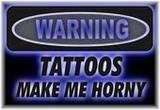 Tattoos make me horny