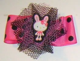haircliphkbunnypolkadots.jpg picture by Nero-rism