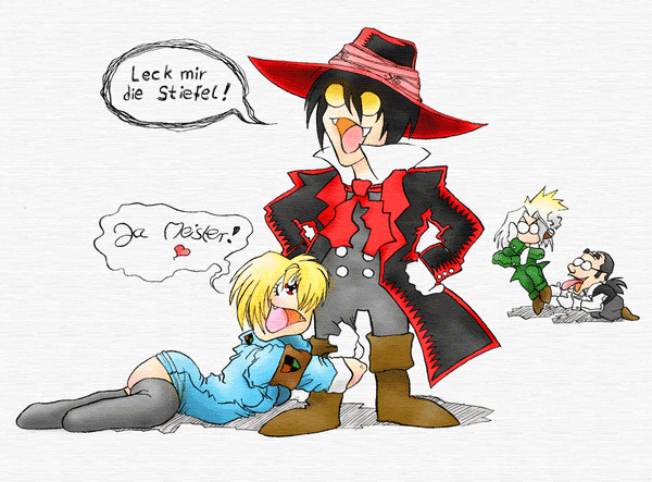 Funny Hellsing gif by super_kakashi325 | Photobucket