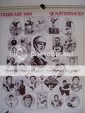 1983 HUGE College Football Calendar 260+ Player Pics  