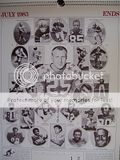 1983 lg College Football Calendar 260+ Player Pics Namath Butkus 