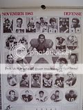 1983 lg College Football Calendar 260+ Player Pics Namath Butkus 