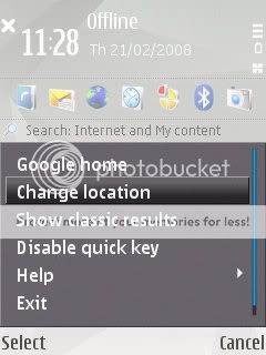 Google Search for Symbian S60 3rd Edition 1